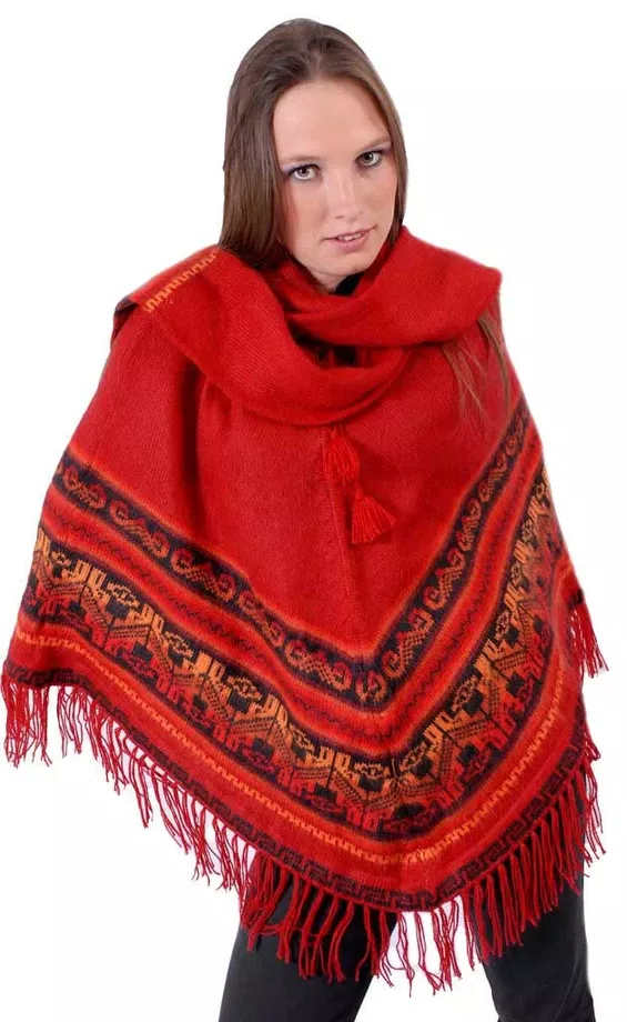 Baby Alpaca Wool Poncho