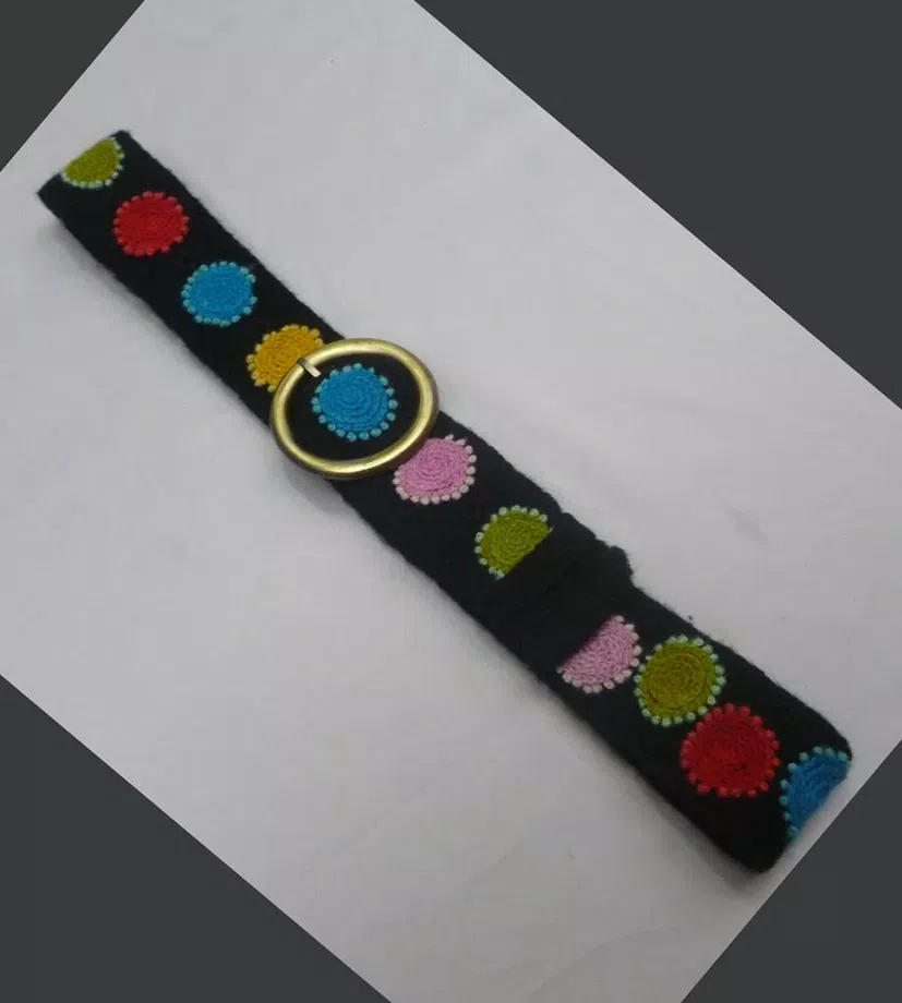 Fashion Andean Wool Embroidered Belts are handmade by skilled artisans