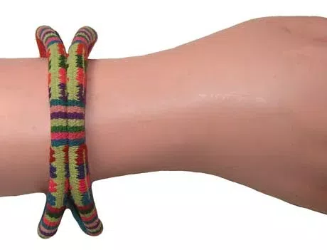 Fine Andean Wool Embroidered Bracelets