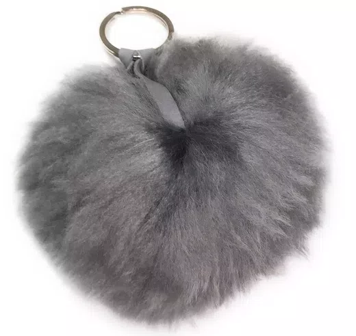 Luxury Fashion Baby Alpaca Fur Keychain d21