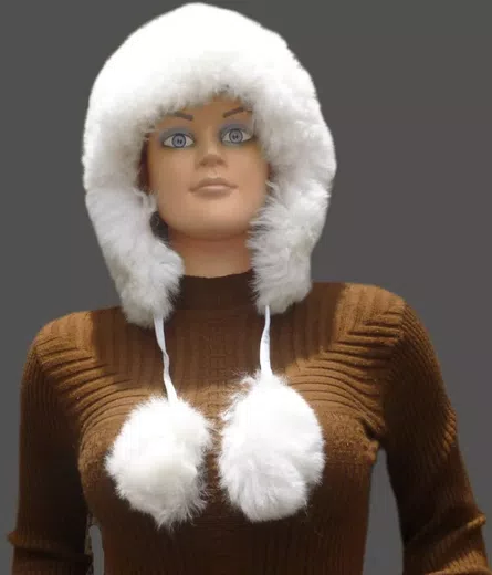 Special Baby Alpaca Fur Hat d12