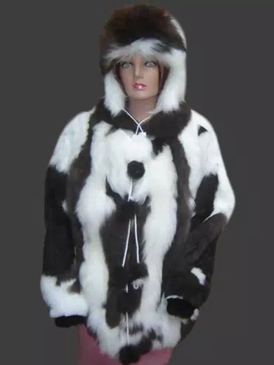 Finest Baby Llama Fur Jacket d08