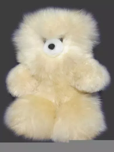 Fuzzy Baby Alpaca Fur Teddy bears d05