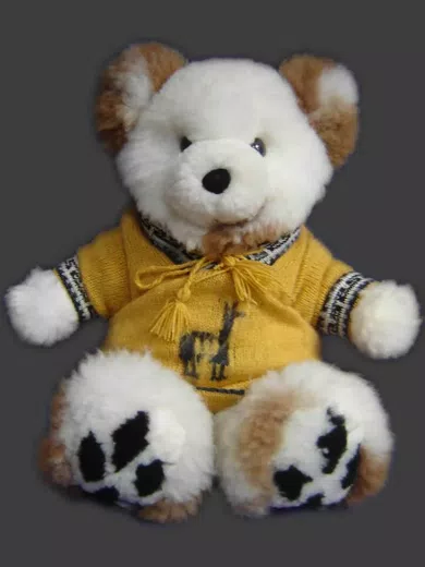 Big Baby Alpaca Fur Polar Teddy Bears d10