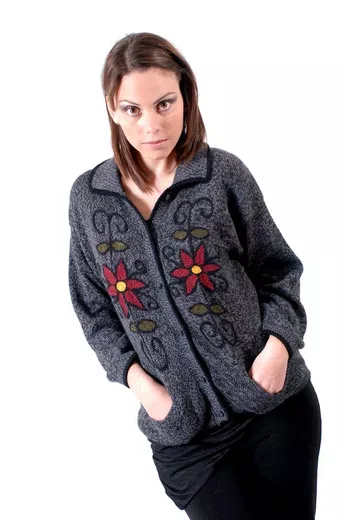 Our Genuine and Luxury Alpaca Cardigans are soft and warm d02