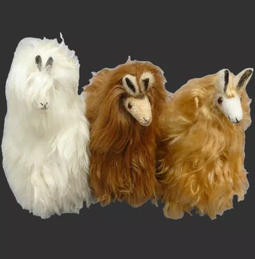 Adorable Alpaca Fur Stuffed Plush Animals d09