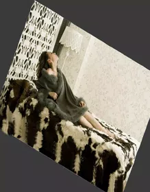 Genuine Baby Alpaca Fur Bedspread