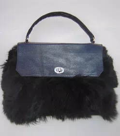 Pure Alpaca Fur Handbag