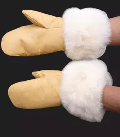 Luxury Baby Alpaca Fur Mitt