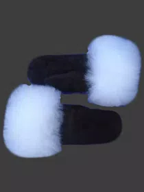 Fine Alpaca Fur Mittens