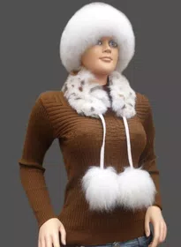 Fashionable Alpaca Fur Scarves