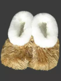 Fashion Baby Alpaca Fur Slippers