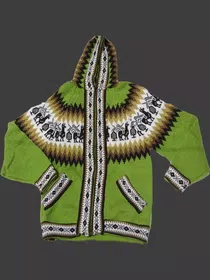 Alpaca Wool Hood Jacket