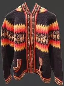 Alpaca Wool Hood Jacket