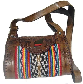 Andean Leather Handbag