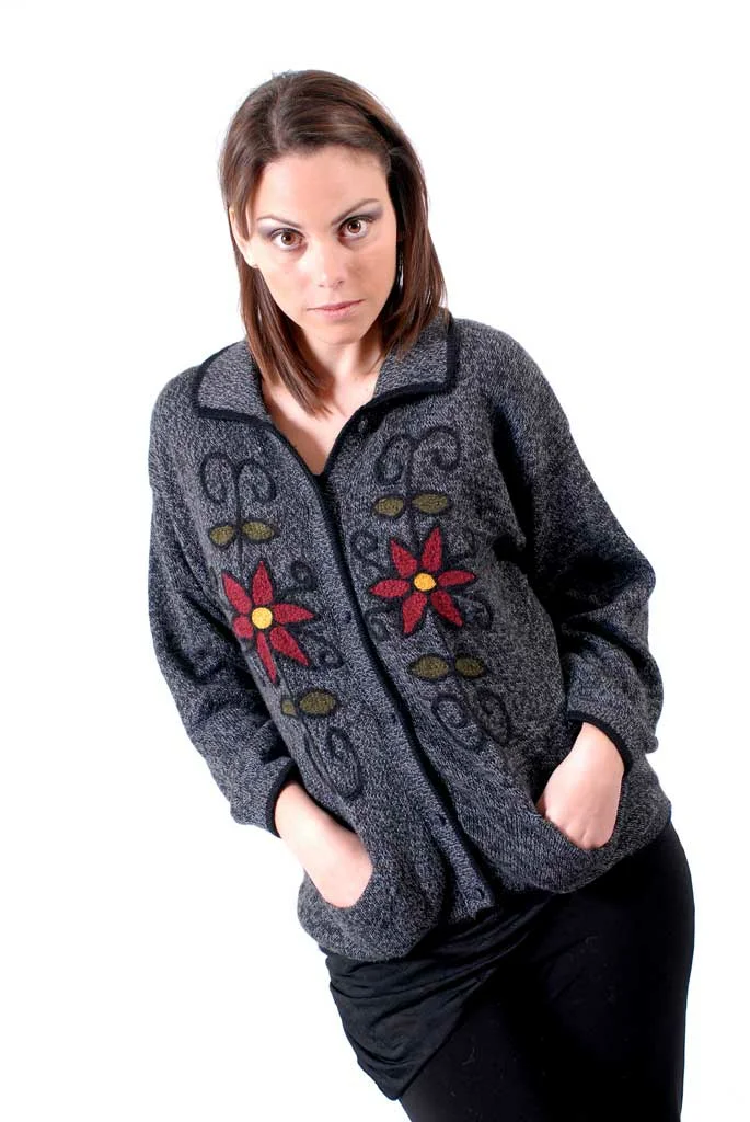 Fine Alpaca Wool Cardigan extremally soft