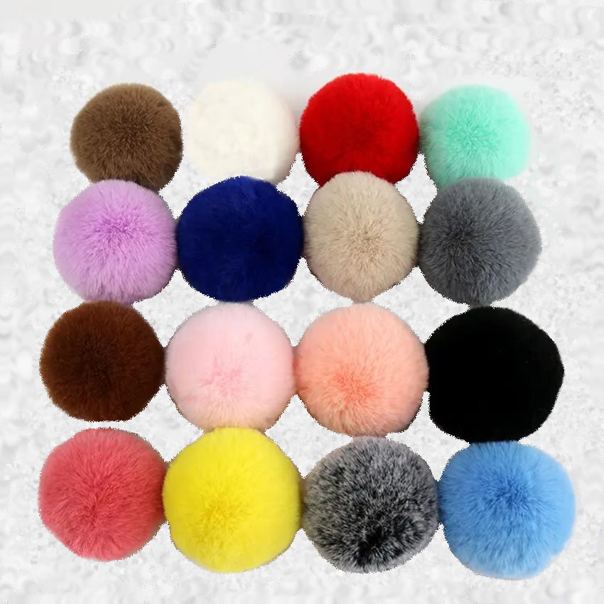 Softness Baby Alpaca Fur Pom Poms