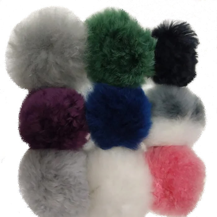 Finest Baby Alpaca Fur Pom Poms