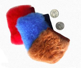 Luxury Soft Alpaca Fur Coin Purses