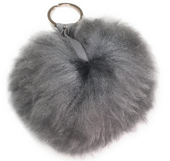 Luxury Fashion Baby Alpaca Fur Keychain