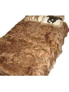 Luxury Softness Baby Alpaca Suri Fur Bedspread
