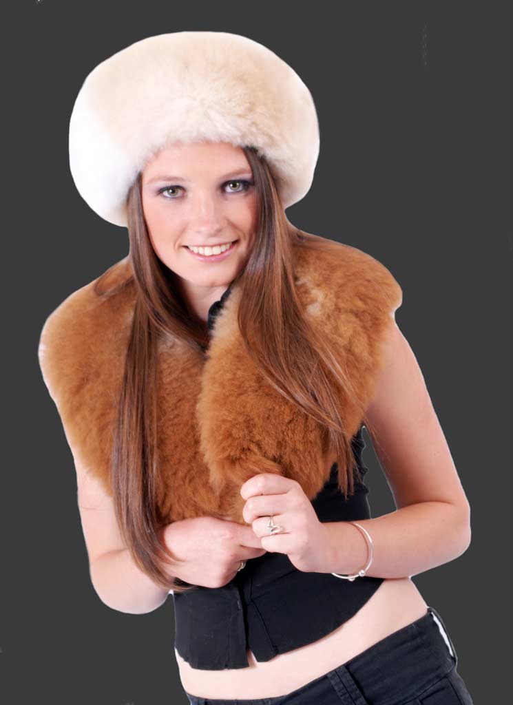 Fine Handmade Baby Alpaca Fur Hat