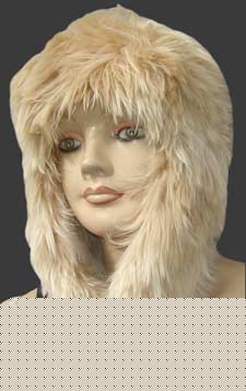 Aviator Baby Alpaca Suri Fur Hat