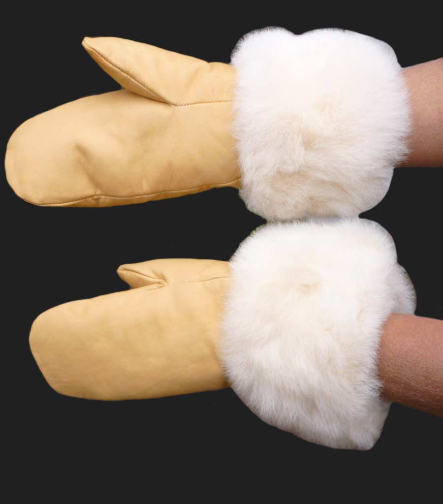 Luxury Baby Alpaca Fur Mitt