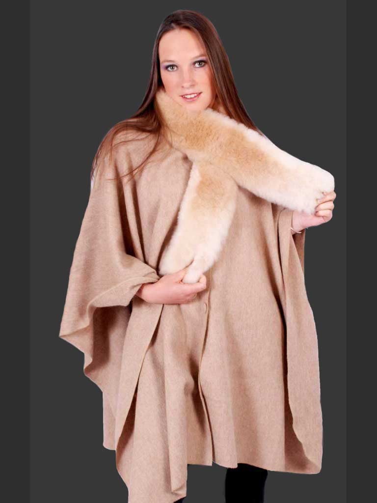 Soft Warm Baby Alpaca Fur Scarves