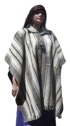 Geunine Alpaca Wool Poncho