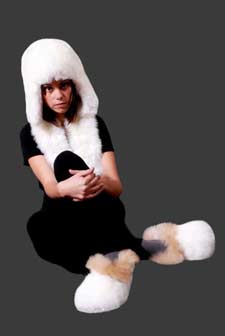 Soft Baby Alpaca Fur Slippers