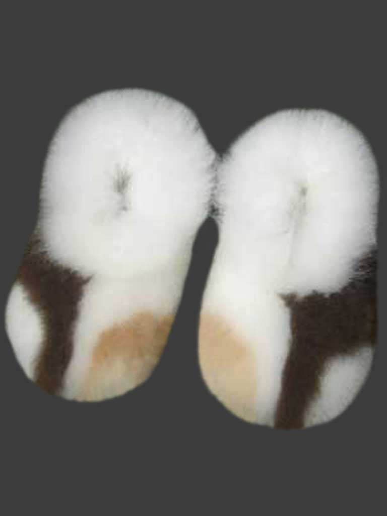 Fashion Baby Alpaca Fur Slippers