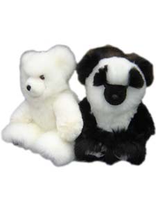 Cute Giant Baby Alpaca Fur Teddy Bear