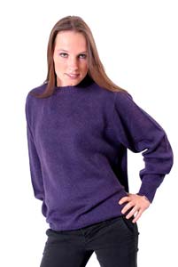 Genuine Alpaca Sweater made in machine handmade finished