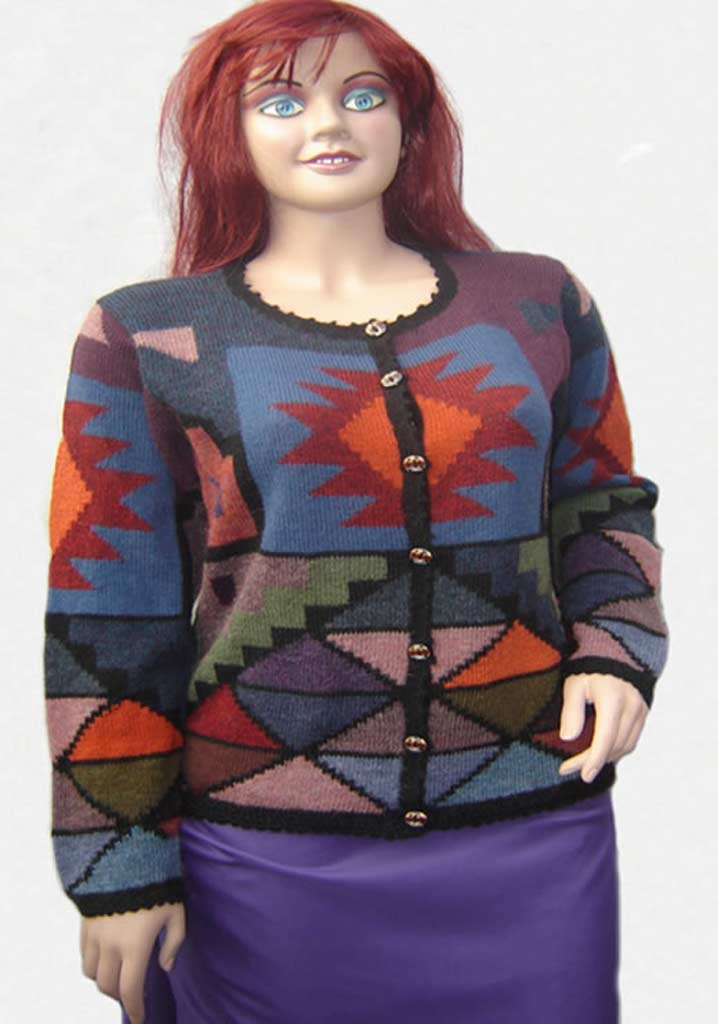 Fashion Multicolor Baby Alpaca Sweater